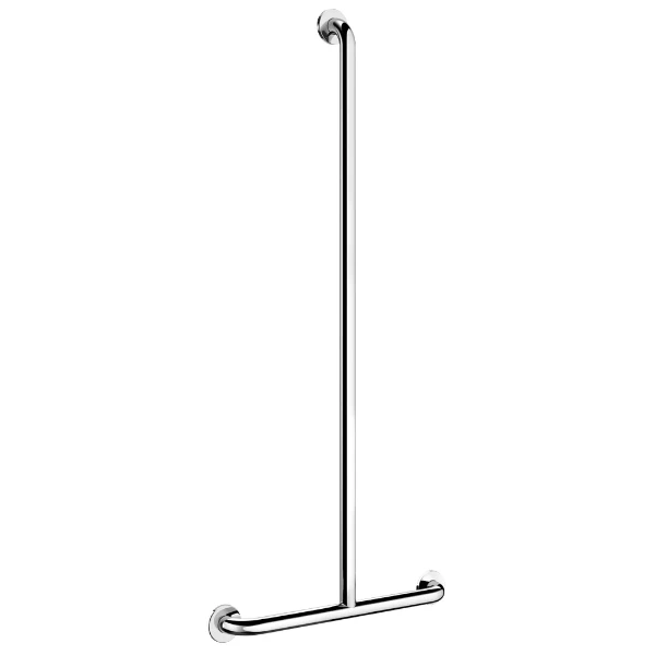 DELABIE Barre de maintien en T Ø32 1150x500 Inox poli brillant