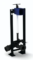 DELABIE TEMPOFIX 3 WC temporisé ou élec pile Ø110 autoportant kit1/2