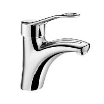DELABIE Mitigeur lavabo EP H.85 L.135, sans tirette, manette ajourée
