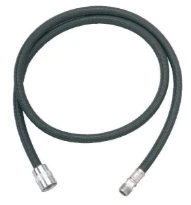 DELABIE Flexible nylon noir L.1,50 m pour douchette d'évier