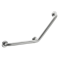 Delabie BASIC poignée 135° Ø32 400x400 3 points de fixation mat poli