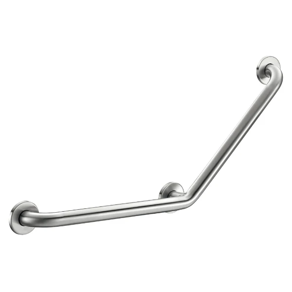 Delabie BASIC poignée 135° Ø32 400x400 3 points de fixation mat poli