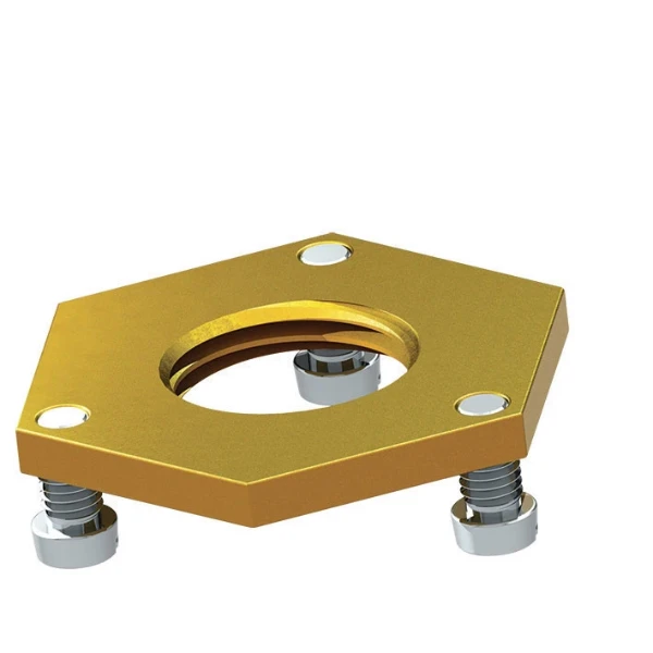 DELABIE Moer met 3 schroeven en ring F1/2" H.4