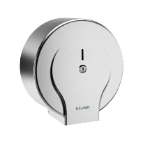 DELABIE Distributeur de papier WC pr bobine 400 m Inox 304 satiné