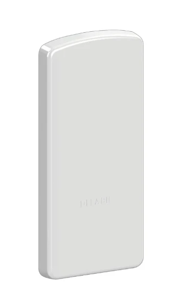 DELABIE Cache fixations Nylon blc (pr barre 5160N-5164N-5162N-5170N)