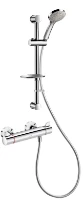 THERMOSTAT DE DOUCHE DELABIE SECURITHERM porte savon ensemble de douche (barre 670mm) pomme & flexible