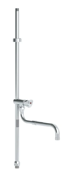 DELABIE Colonne de prélavage longue F3/4" avec bec télescopique