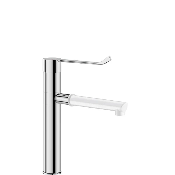 DELABIE Mitigeur EP à bec BIOCLIP orientable H.180 + 1 bec jetable