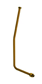 DELABIE Tubulure encastrée F1/2" pour urinoir 1/2"