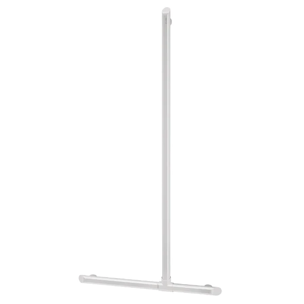 Delabie Barre de maintien en T Be-Line Ø35 H.1130x500 alu blanc