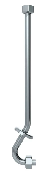 DELABIE Tubulure d'urinoir F1/2" + rosace pour DELTACÉRAM