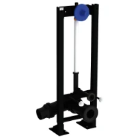DELABIE TEMPOFIX 3 bâti WC 30-60mm Ø90 autoportant kit1/2