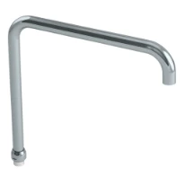 DELABIE Bec tube orient. par-dessus Ø22 L.300 écrou 3/4''+ BJ laiton