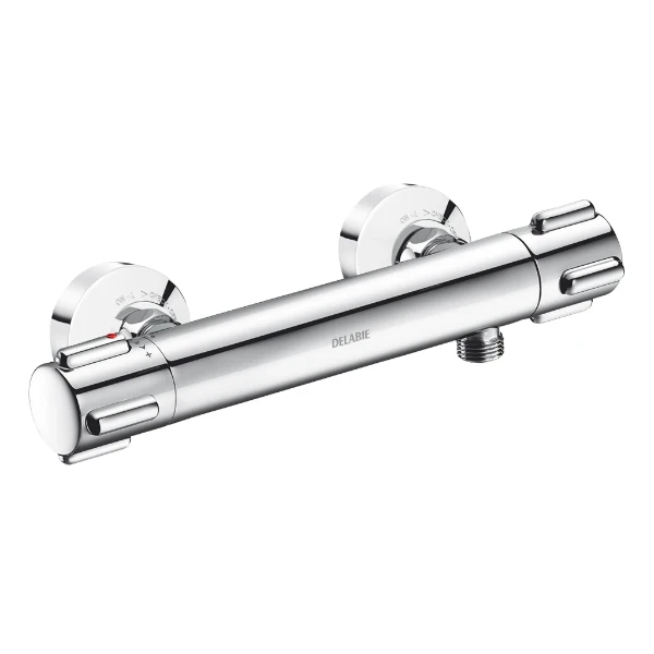 DELABIE Mitigeur douche thermostatique SECURITHERM, raccords S/C