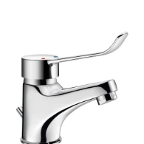 DELABIE Mit. lavabo H.60, av. tirette et vidage, levier Hygiène, BEL