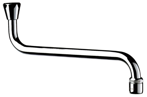 DELABIE Bec horizontal F3/4" L.300 - H.130 brise-jet réglable