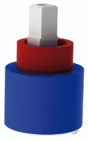 DELABIE Cartouche céramique Ø40 sans embase, sans limiteur de débit