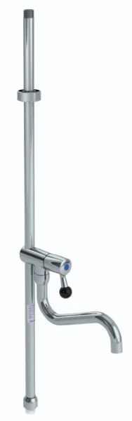 DELABIE Colonne de prélavage longue F3/4" avec bec tube orientable
