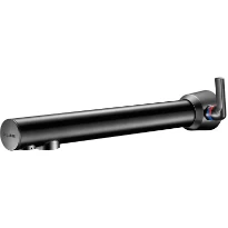 Delabie BINOPTIC MIX mitigeur lavabo M3/8" noir mat TC 110 sur secteur 230/12V