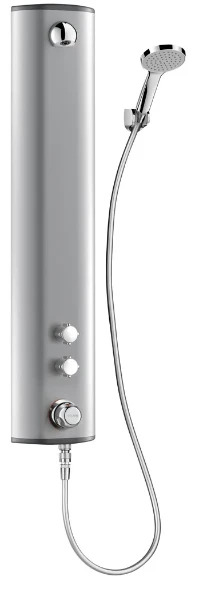 DELABIE SECURITHERM pann. de dche therm. alu alim. cachée douch.+fixe
