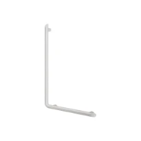 Delabie BE-LINE Barre de maintien en L Ø35 H.750 aluminium blanc
