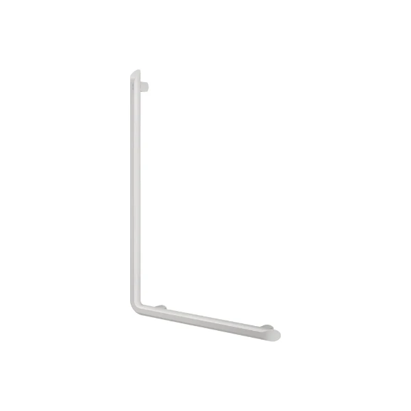 Delabie BE-LINE Barre de maintien en L Ø35 H.750 aluminium blanc