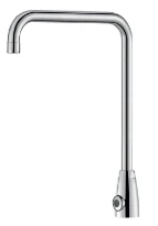 DELABIE TEMPOMATIC PRO lavabo M3/8" rob. à pile 6V à bec orientable