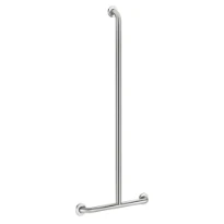 DELABIE Barre de maintien en T Ø32 1150x500 Inox satiné