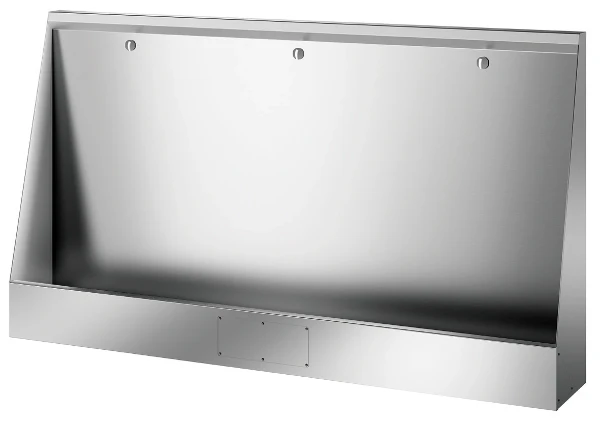 DELABIE Stalle d'urinoir LP à poser L.1800 alim. arrière Inox 304 satiné