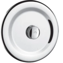 DELABIE TEMPOFLUX WC M3/4" robinet enc./rosace chr Ø195 tempo ~7sec