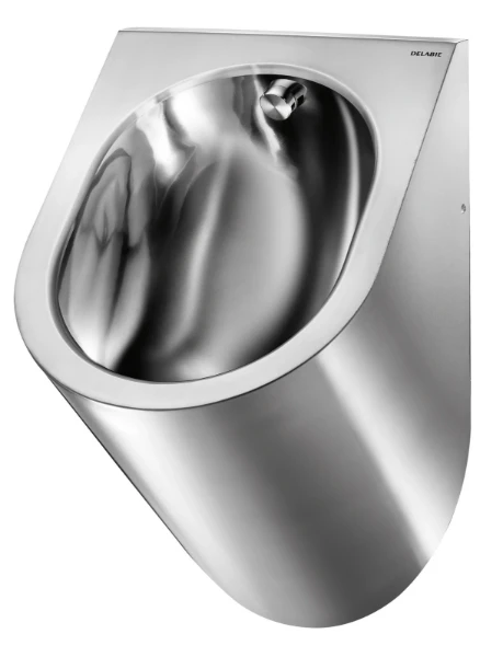 DELABIE Urinoir DELTA alim. arrière Inox 304 ext. satiné int. poli