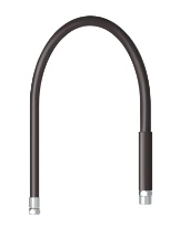DELABIE Flexible cuisine qualité alimentaire FF1/2" noir L.0,95 m