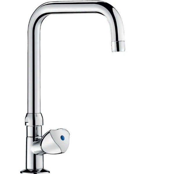 DELABIE Pilaarkraan M1/2" met Long-Life binnenwerk H.190 L.150