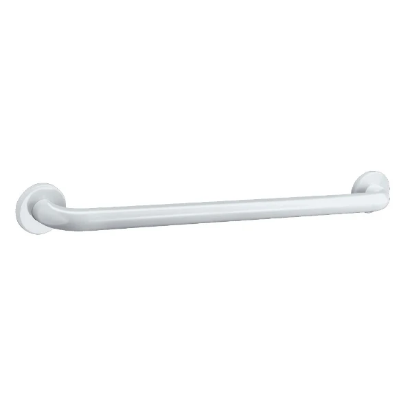 HANDGREEP DELABIE 32 wit basic eco serie 600 - rechte handgreep inox geepoxeerd wit
