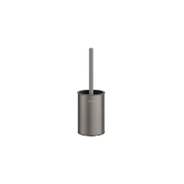 DELABIE Pot à balai WC mural sans couvercle Inox anthracite métallisé