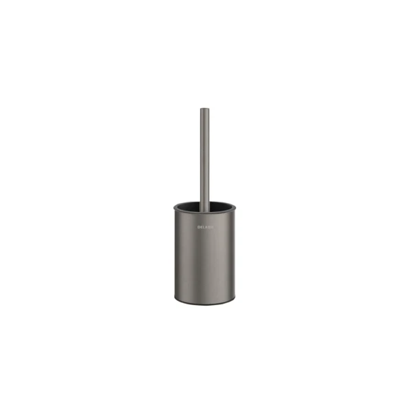 DELABIE Pot à balai WC mural sans couvercle Inox anthracite métallisé