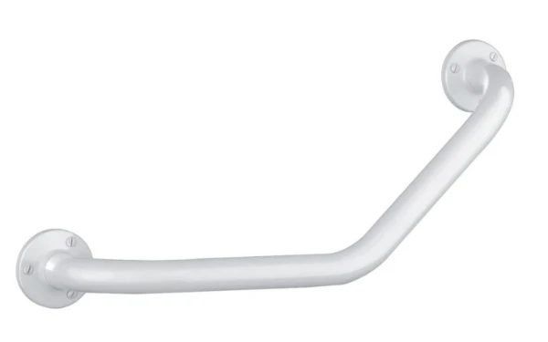 DELABIE Barre à 135° ECO Ø25 220x220 Inox époxy blanc