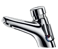 MELANGEUR DE LAVABO DELABIE TEMPOMIX 2 1/2 chromé temporisé-saillie 116 mm - 7 sec