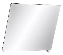 DELABIE Miroir inclinable 600x500 avec poignée poli satiné