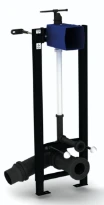 DELABIE TEMPOFIX 3 bâti WC TEMPOMATIC 230/6V Ø90 fix murales kit1/2