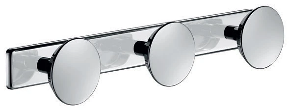 DELABIE Porte-vêtement 3 têtes Inox poli brillant et chromé