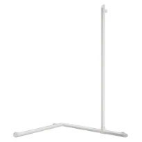 DELABIE Barre d'angle + barre vert. Be-Line Ø35 aluminium blanc