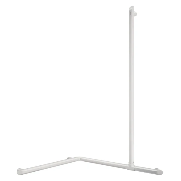 DELABIE Barre d'angle + barre vert. Be-Line Ø35 aluminium blanc
