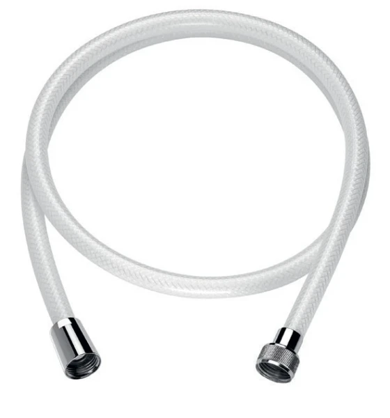 DELABIE Verstevigde slang FF1/2" PVC wit L.0,80 m