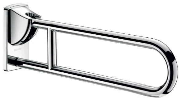 Delabie 650 barre de maintien relevable - 180 o 32 inox poli inox 304 brillant poli -fixations invisibles