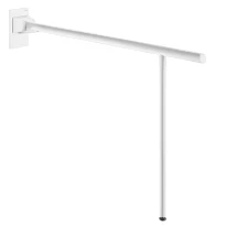 DELABIE Barre rabattable Be-Line ac béquille Ø42 L.850 alu blanc