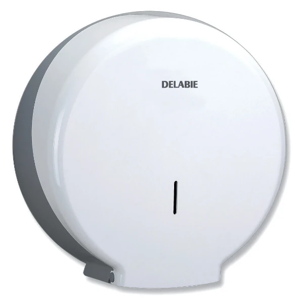 DISTRIBUTEUR PAPIER DELABIE 1 310 - 120 o 320 ! blanc abs . distributeur de papier wc avec serrure