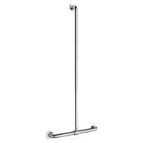 DELABIE Barre maintien T coulissant Ø32 1160x500 Inox poli brillant