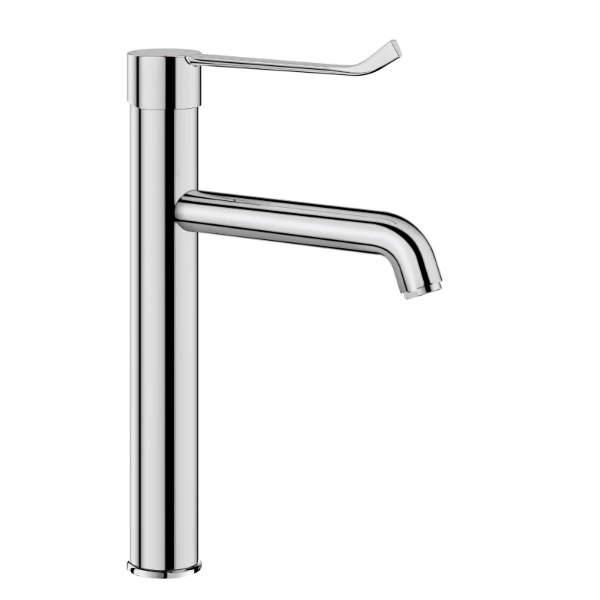 DELABIE Mitigeur EP à bec haut fixe H.205 L.170, levier Hygiène