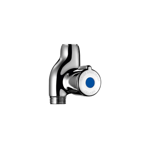 DELABIE Rob. d'arrêt 1/2" à disconnecteur + tête céram. 1/4 de tour